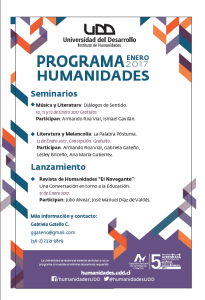 Programa Humanidades 2017