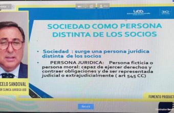 Director de Clínica Jurídica dicta Charla en la Academia de Emprendimiento de la Municipalidad de Concepción