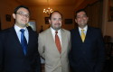 Jaime González, Javier Molina y Eduardo Andrades