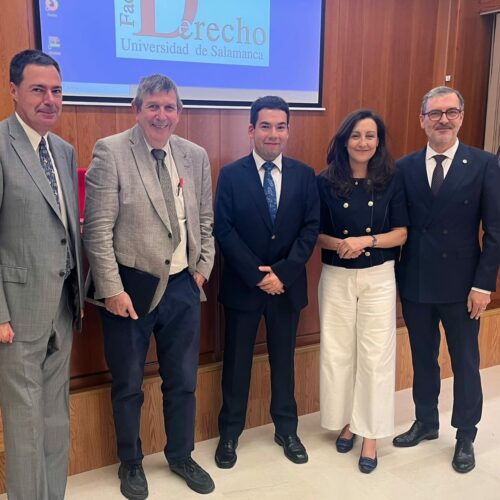 Profesor y alumni Alejandro Lagos obtiene Doctorado en Derecho en la Universidad de Salamanca