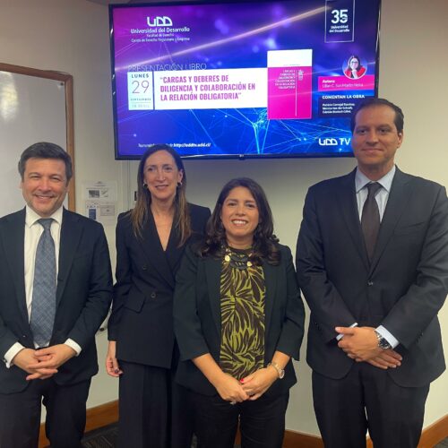 Lanzamiento del libro “Cargas y deberes de diligencia y colaboración en la relación obligatoria” de la profesora Lilian San Martín