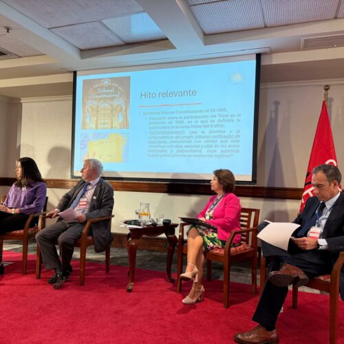 Marisol Peña expuso en Seminario Internacional para Observadores Electorales