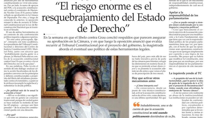 Marisol Peña, El Mercurio