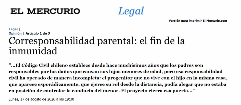 El Mercurio Legal, Isabel Warnier