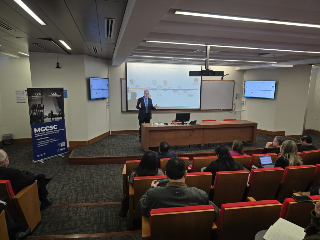 Clase Magister en Gobierno Corporativo, Sostenibilidad y Compliance (MGCSC) UDD